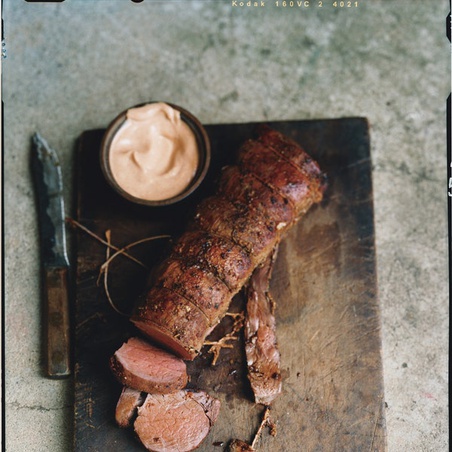 Beef Tenderloin With Smoked Paprika Mayonnaise-image