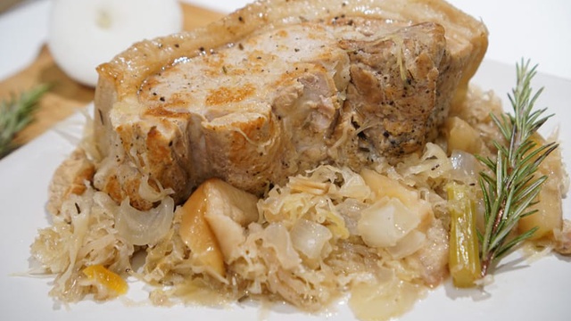 Instant Pot Pork Roast & Sauerkraut Recipe-image