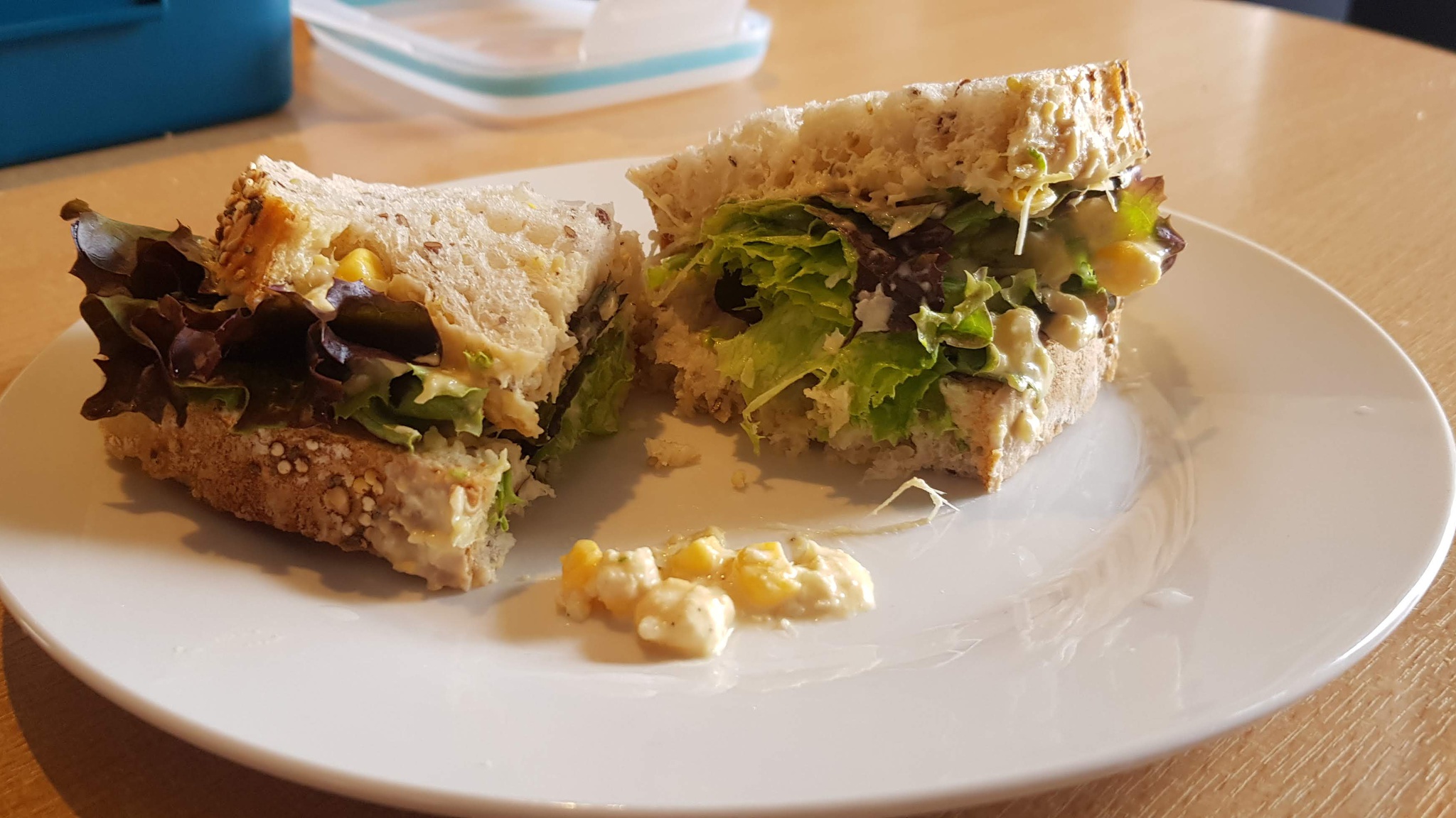 Vegetarian "Tuna" and Sweetcorn Sandwich Recipe Fresco