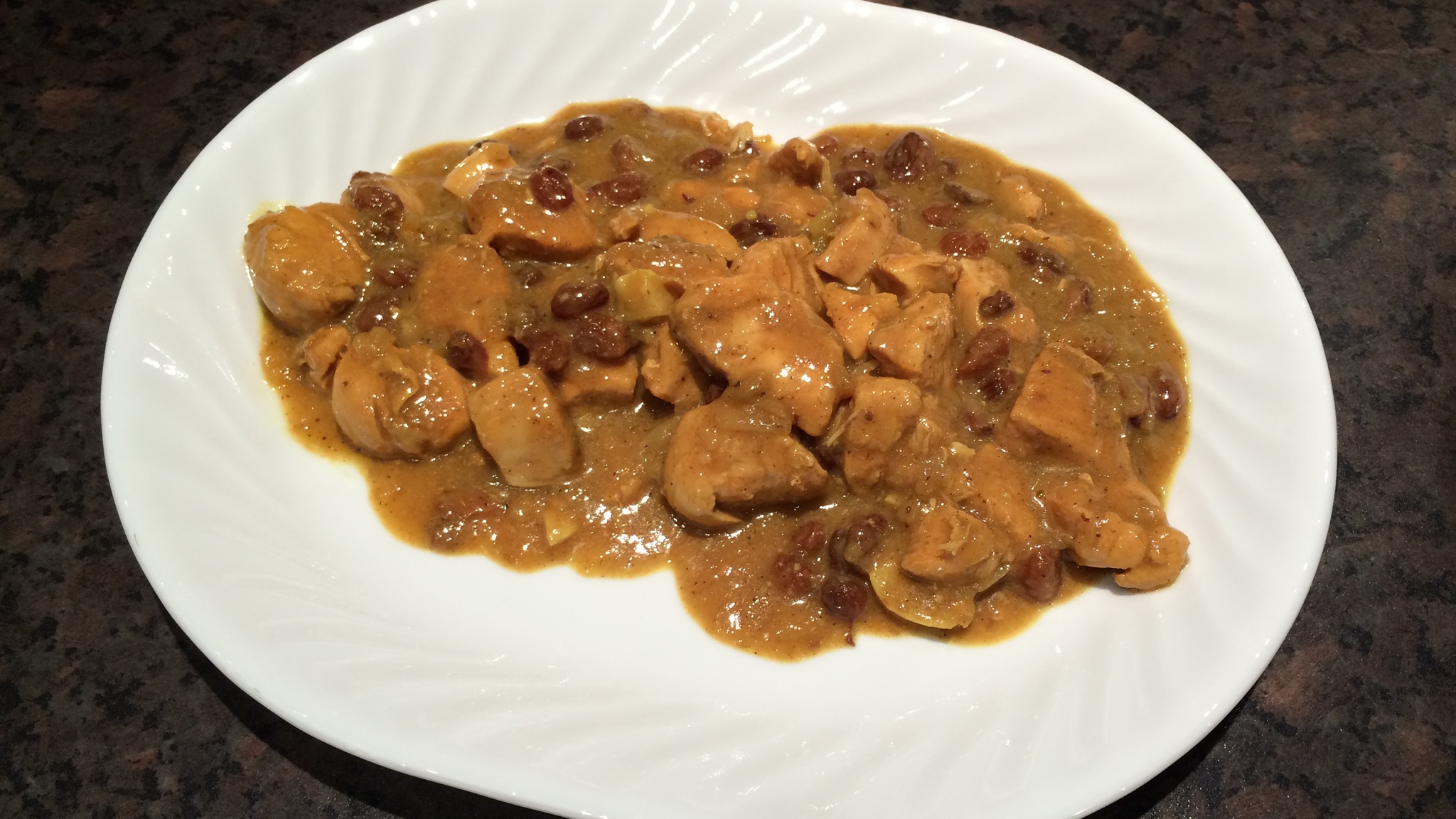Chicken Curry with Sultanas and Coconut Recipe Fresco