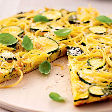 Spaghetti & Zucchini Frittata-image