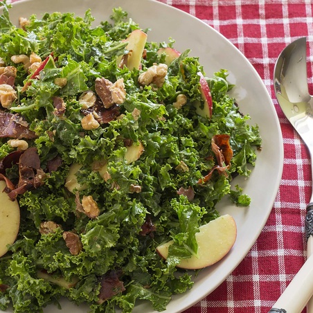 Kale, Apple and Walnut Salad-image