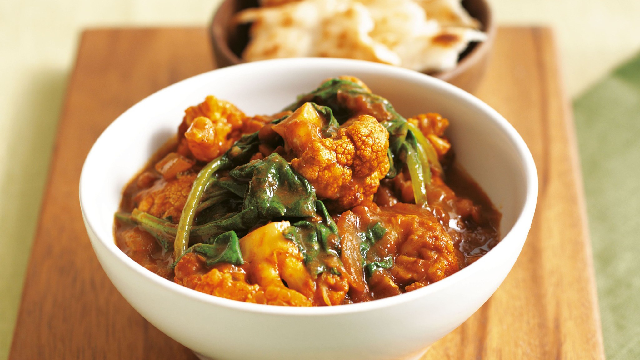 Cauliflower & Spinach Balti Recipe Fresco