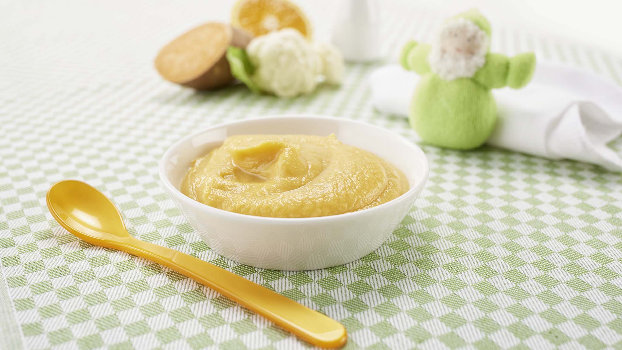 Puree Patates Douces Chou Fleur Recette Bebe De 6 A 7 Mois