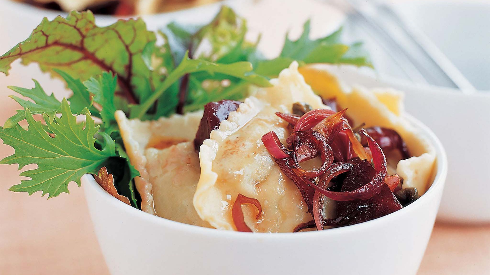 Warm Ravioli Salad with Beetroot Recipe Fresco