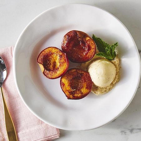 Roasted Peaches and Cream-image