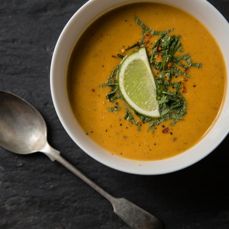 Sweet Potato and Coconut Soup