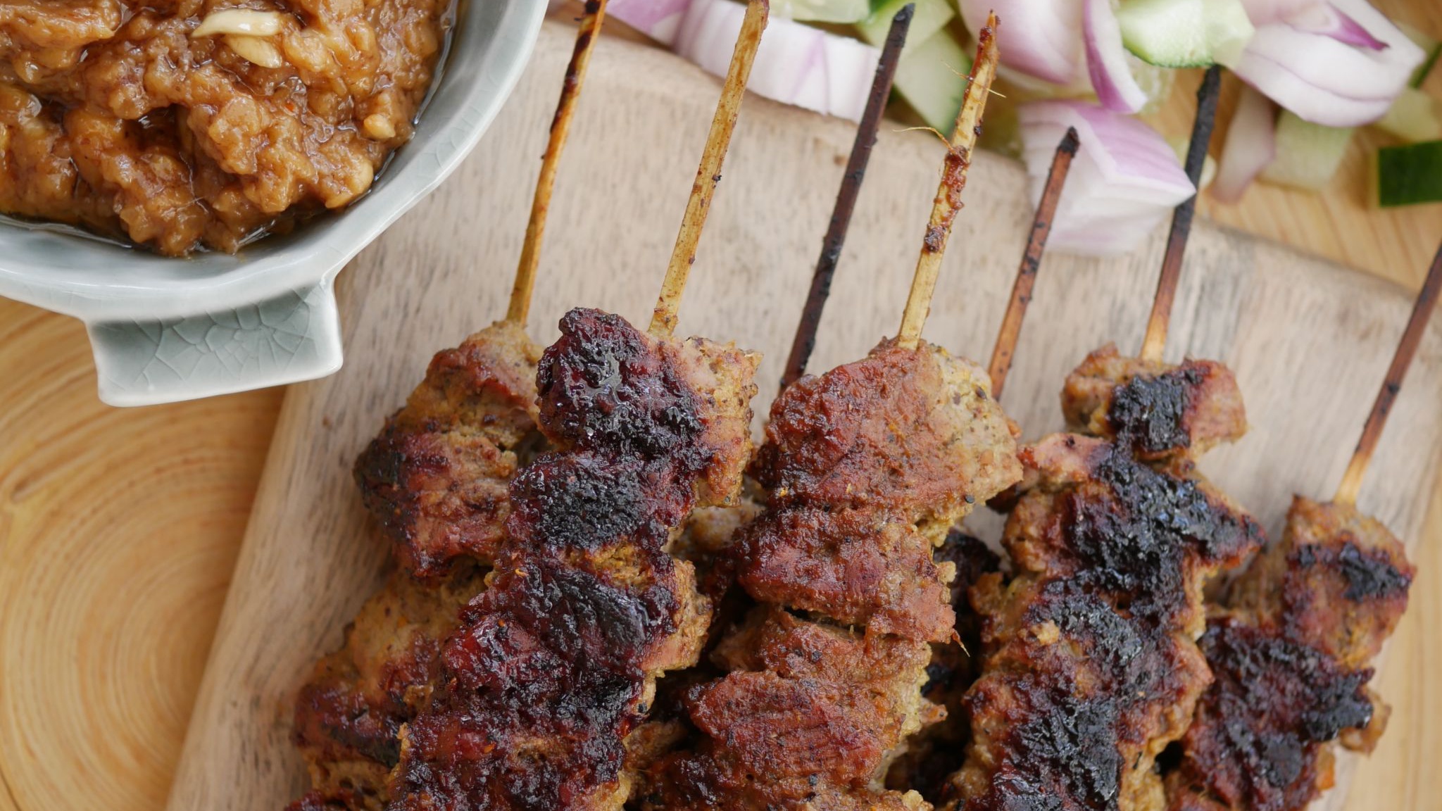 Beef Satay Sticks with Satay Sauce Recipe Fresco