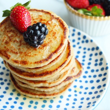 Banana Oat Pancakes-image