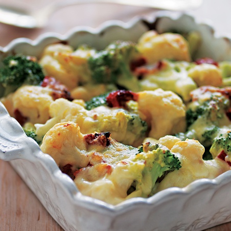 Broccoli and Cauliflower Gratin-image