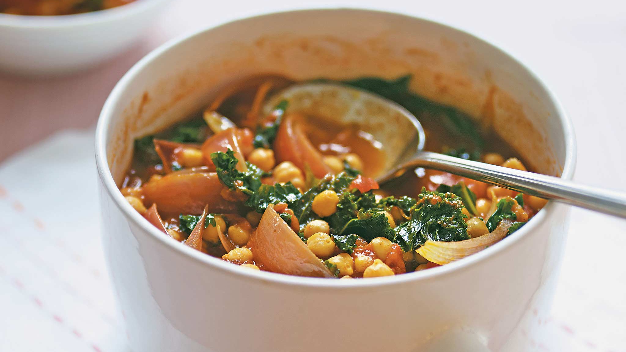 Spiced Chickpeas with Kale Recipe Fresco