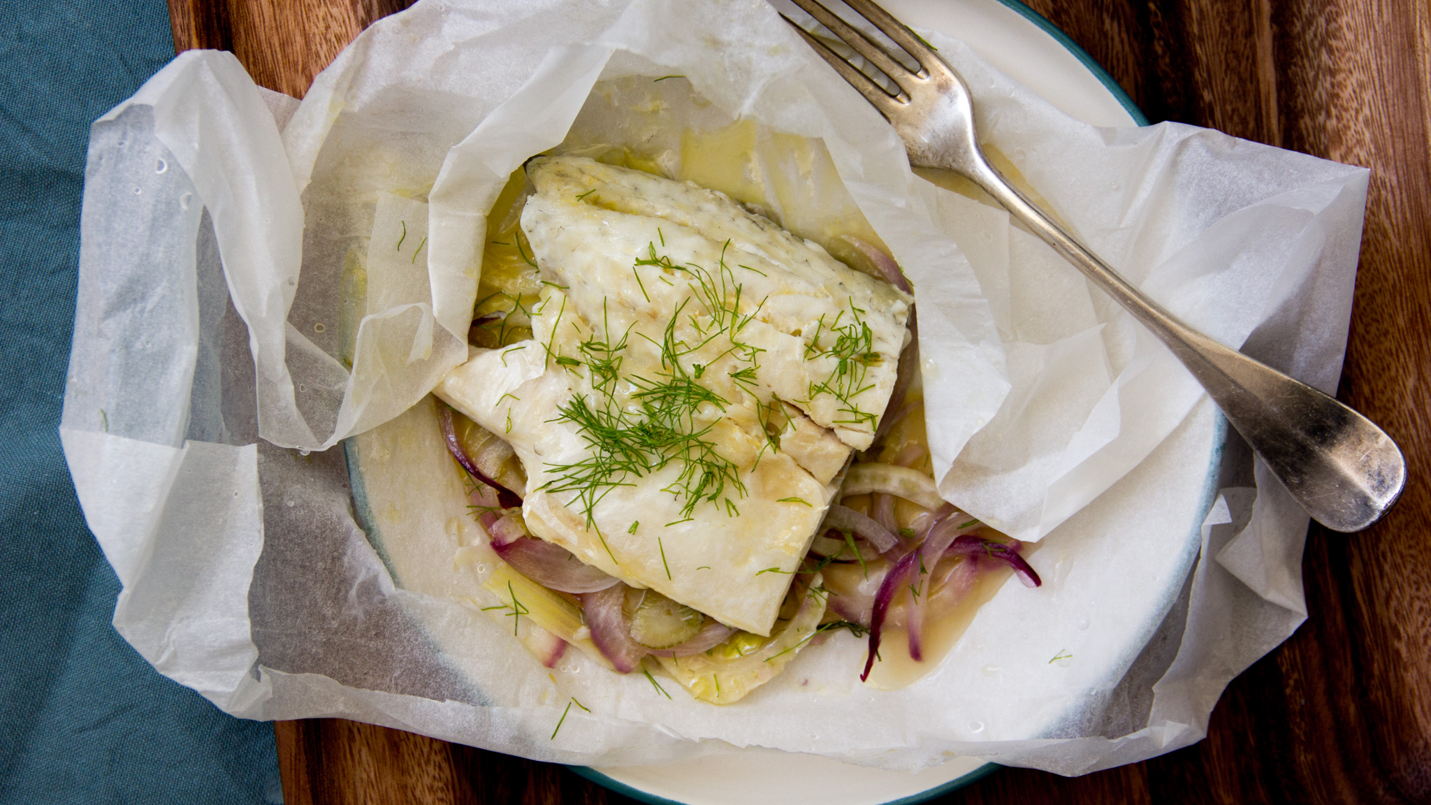 Sea Bass En Papillote with Fennel Kenwood Recipes