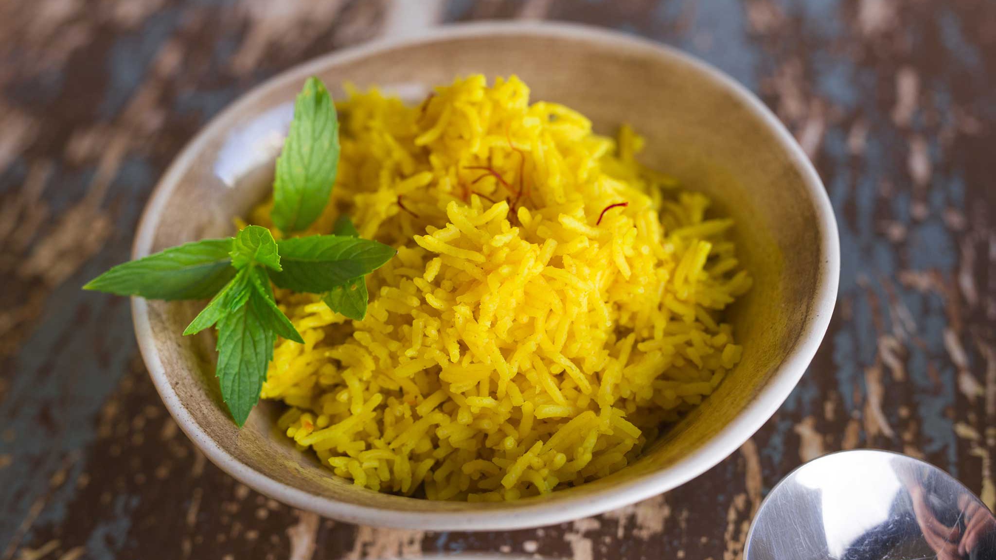 Saffron Turmeric Rice Recipe Fresco