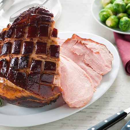 Maple Pomegranate Glazed Ham-image