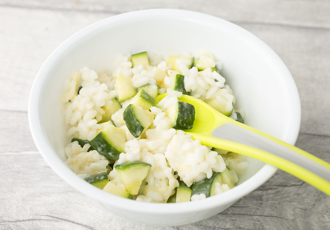 Cheesy Courgette Risotto 7 To 9 Months Kenwood Recipes