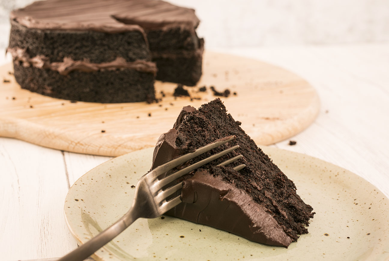 Gâteau au chocolat végétalien