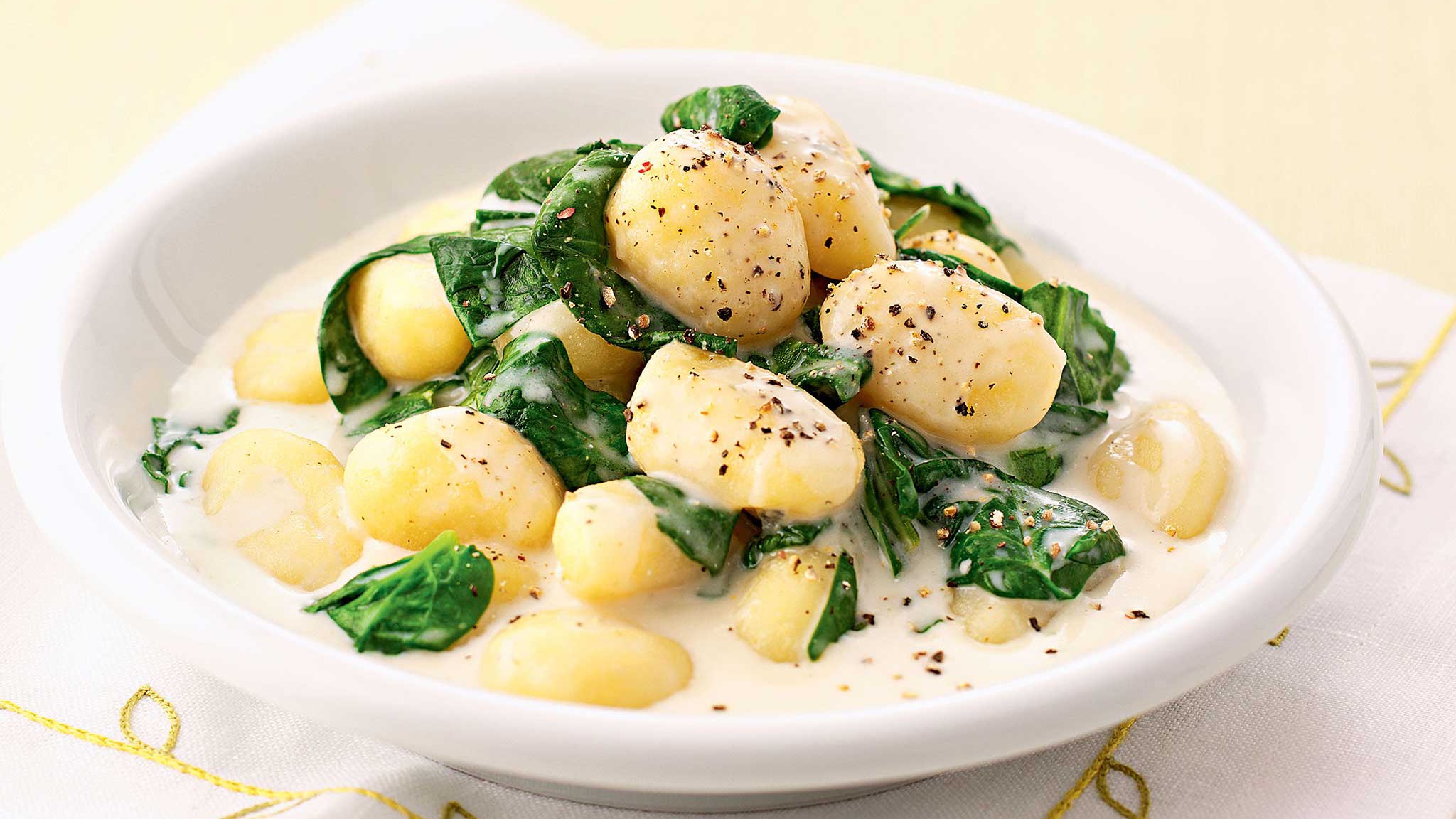 Gnocchi with Spinach & Recipe Fresco