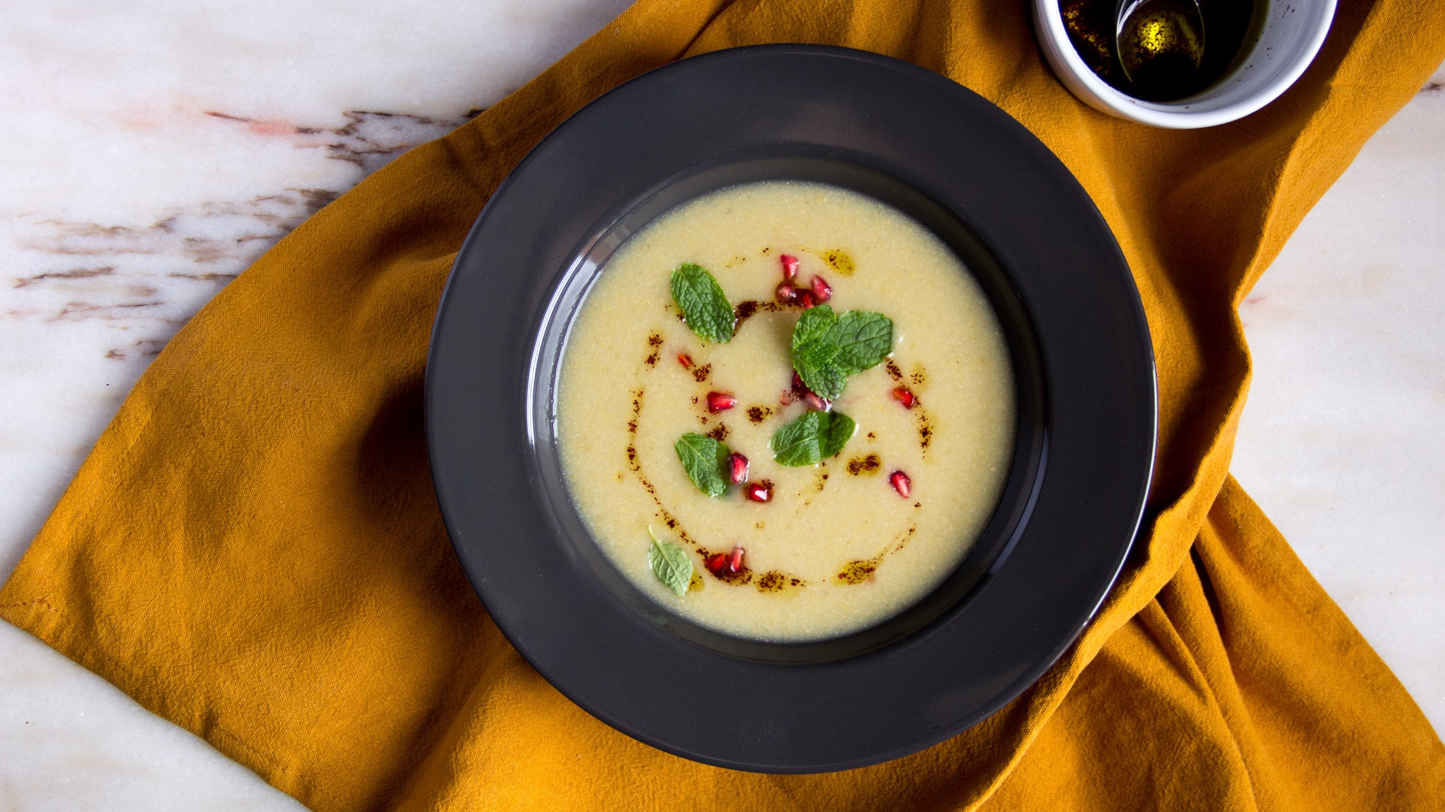 CookEasy+ Chickpea and Cauliflower Soup with Sumac Oil Recipe Fresco